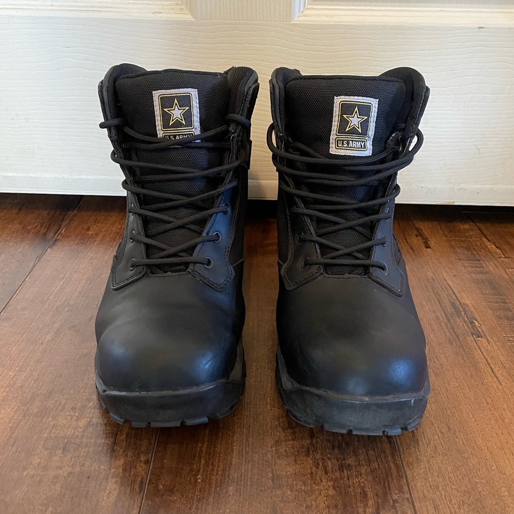 EUROSTAR Kyle ST Steel Toe Waterproof Work Boots - Black Size 12M Lightly Used